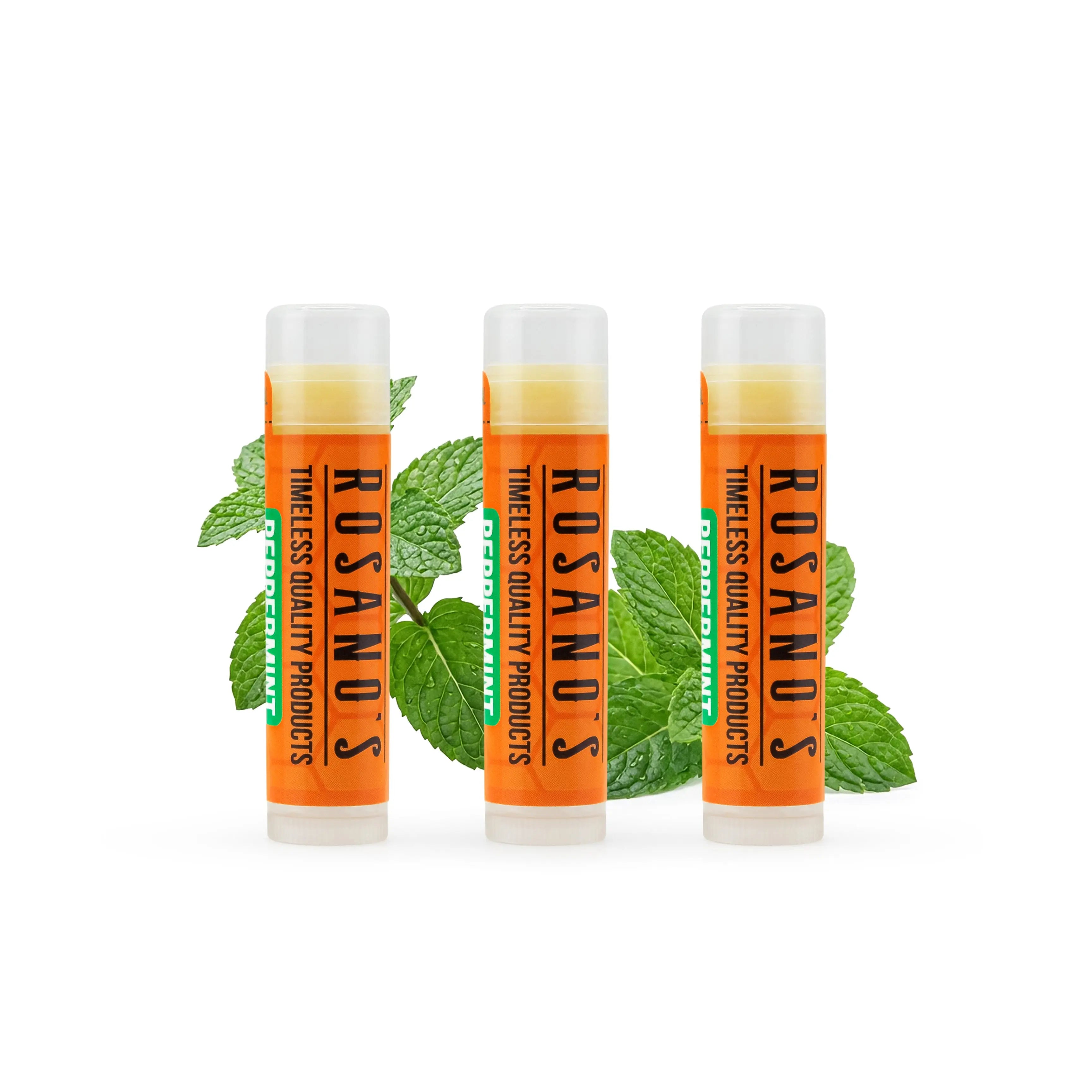 Rosano's Peppermint Lip Balm for Soft, Hydrated Lips - Nourishing & Refreshing Rosano's Peppermint Lip Balm for Soft, Hydrated Lips - Nourishing & Refreshing